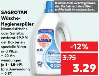 Kaufland SAGROTAN Wäsche Hygienespüler 1-1,5 L-Fl. Angebot