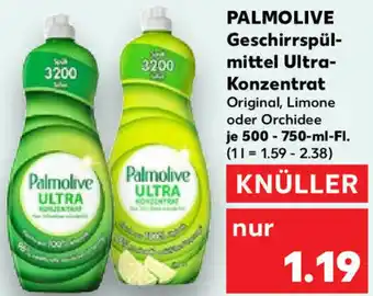 Kaufland PALMOLIVE Geschirrspülmittel Ultra-Konzentrat 500-750-ml-Fl. Angebot