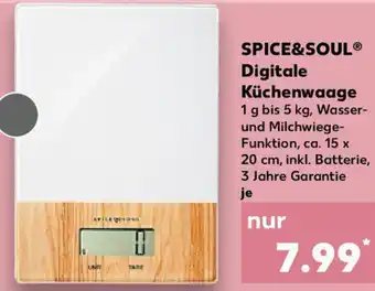 Kaufland SPICE&SOULⓇ Digitale Küchenwaage Angebot