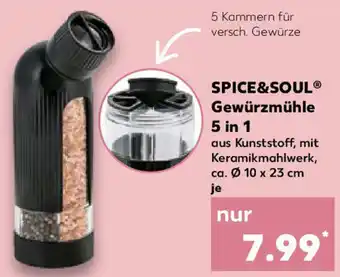 Kaufland SPICE&SOULⓇ Gewürzmühle 5in1 Angebot