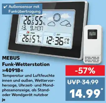 Kaufland MEBUS Funk-Wetterstation ,,40918" Angebot