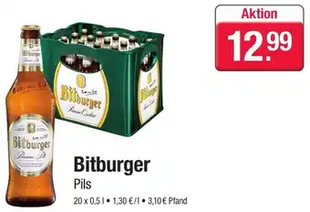 Fristo Getränkemarkt Bitburger Pils 20x0,5 L Angebot