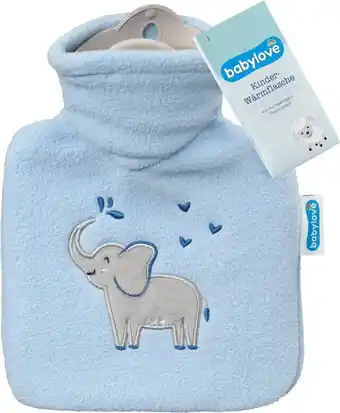 dm drogerie Babylove kinderwärmflasche elefant, blau Angebot