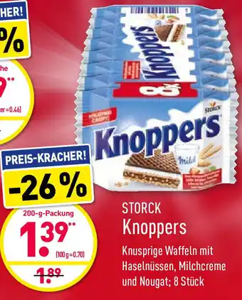 Aldi Nord Storck Knoppers 200 g Angebot