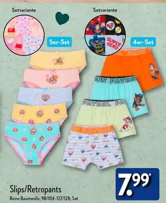 Aldi Nord Slips/Retropants Angebot