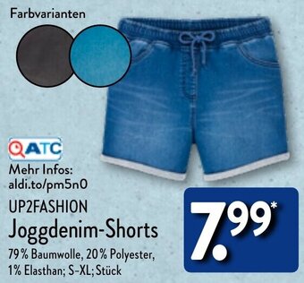 Aldi Nord UP2FASHION Joggdenim-Shorts Angebot