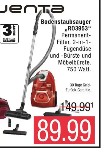 Marktkauf Rowenta Bodenstaubsauger ,,R03953" Angebot