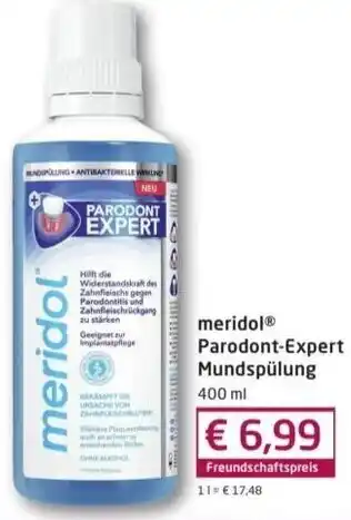 Sabelus XXL meridol® Parodont-Expert Mundspülung 400 ml Angebot