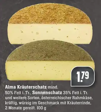 Edeka Neukauf Alma Kräuterschatz oder Sonnenschatz 100g Angebot