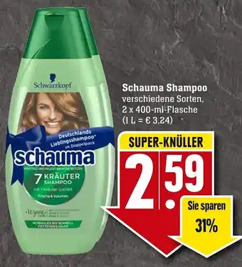 Edeka Neukauf Schauma Shampoo 2x400 ml Angebot