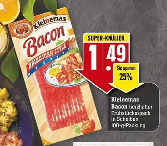 Edeka Neukauf Kleinemas Bacon 100g Angebot