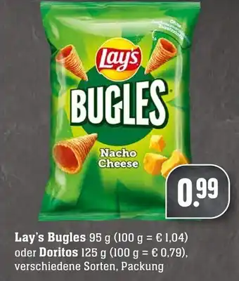 Edeka Neukauf Lay's Bugles 95g oder Doritos 125g Angebot