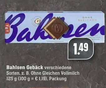 Edeka Neukauf Bahlsen Gebäck 125g Angebot