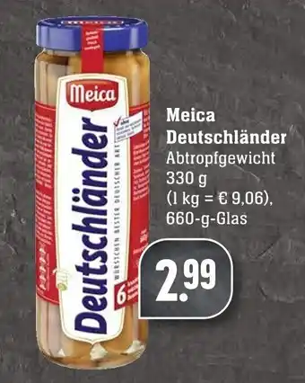 Edeka Neukauf Meica Deutschländer 330g Angebot