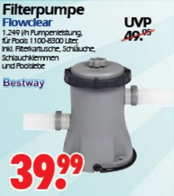 Wreesmann Bestway Filterpumpe Flowclear Angebot