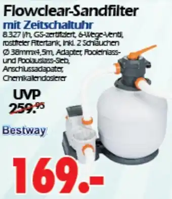 Wreesmann Bestway Flowclear-Sandfilter mit Zeitschaltuhr Angebot