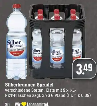 Edeka Neukauf Silberbrunnen Sprudel 9x1L Angebot