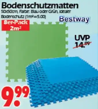 Wreesmann Bestway Bodenschutzmatten 8er-Pack 2m² Angebot