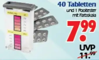 Wreesmann Pool-Testkit 40 Tabletten Angebot