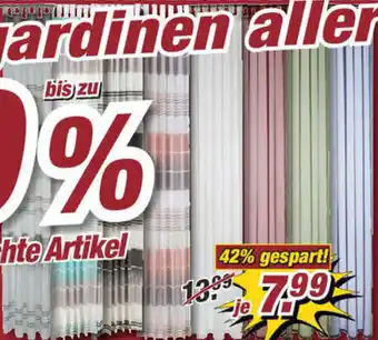 Poco Abverkauf Fertiggardinen aller Art Angebot