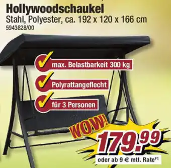 Poco Hollywoodschaukel Angebot