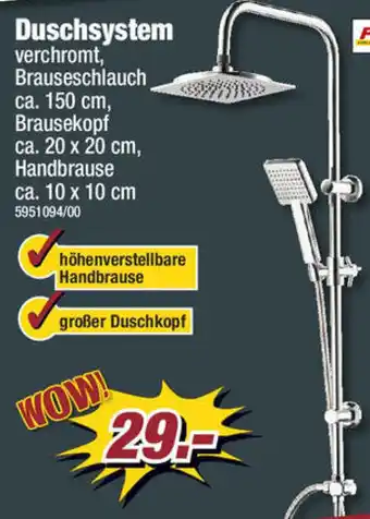 Poco Duschsystem Angebot