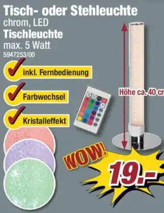 Poco Tisch- oder Stehleuchte Angebot