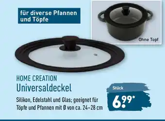 Aldi Nord Home Creation Universaldeckel Angebot