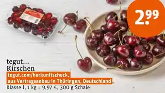 tegut tegut... Kirschen 300 g Schale Angebot