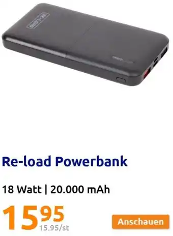 Action Re-load Powerbank 18 Watt | 20.000 mAh Angebot