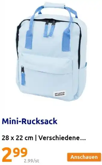 Action Mini-Rucksack 28 x 22 cm Angebot