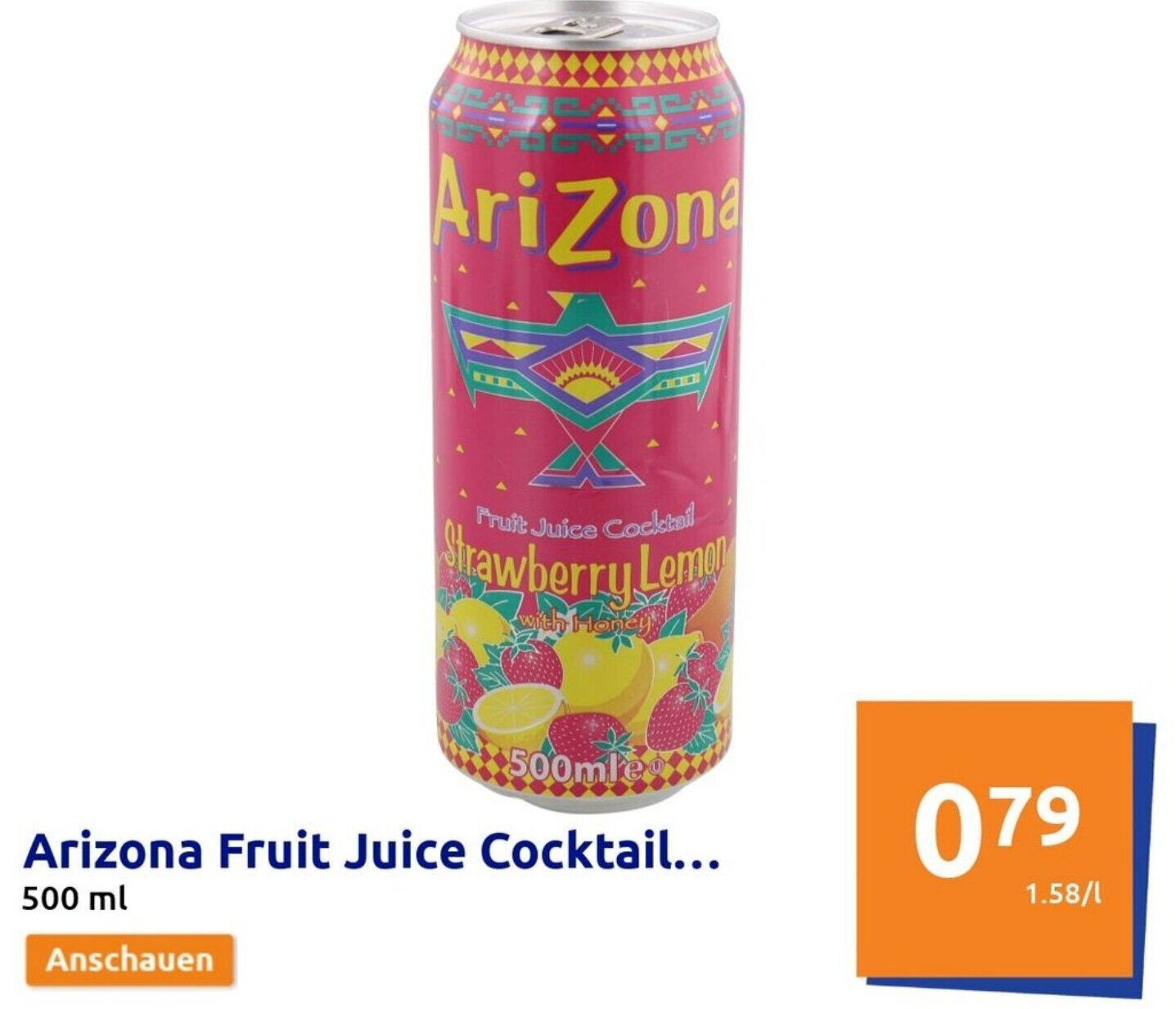 Arizona Fruit Juice Cocktail 500 ml Angebot bei Action