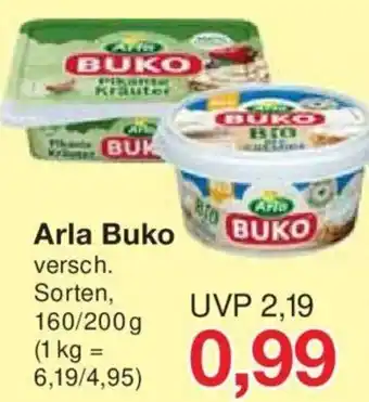 Jawoll Arla Buko 160/200 g Angebot