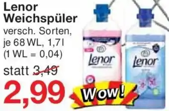 Jawoll Lenor Weichspüler 68 WL Angebot