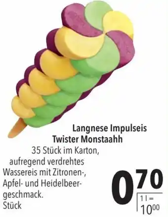 CITTI Markt Langnese Impulseis Twister Monstaahh Angebot