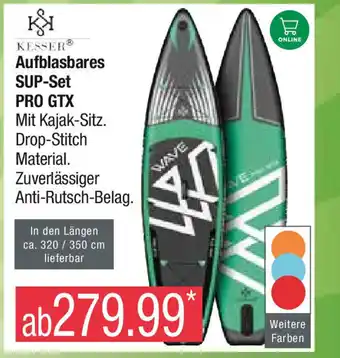 Marktkauf KESSERⓇ Aufblasbares SUP-Set PRO GTX Angebot