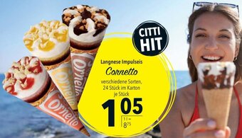CITTI Markt Langnese Impulseis Cornetto Angebot