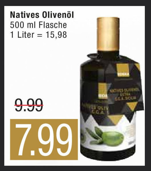 Edeka Natives Olivenöl 500 ml Flasche Angebot bei Marktkauf