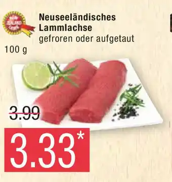 Marktkauf Neuseeländisches Lammlachse 100 g Angebot