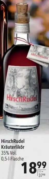 CITTI Markt Hirsch Rudel Kräuterlikör 0,5 L Flasche Angebot