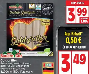 Edeka Bauern Gut Goldgriller 450 g Packung Angebot