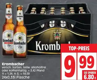 Edeka Krombacher 24x0,33 L Flasche Angebot