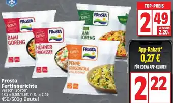 Edeka Frosta Fertiggerichte 450/500 g Beutel Angebot