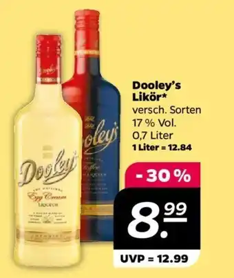 NETTO Dooley's Likör* versch. Sorten 0,7 Liter Angebot