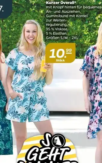 NETTO Kurzer Overall* Größen S/M-2XL Angebot