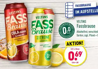 Aldi Nord Veltins Fassbrause 0,5L Angebot