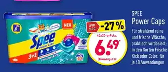 Aldi Nord Spee Power Caps 40x20g Angebot