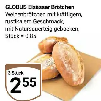 Globus GLOBUS Elsässer Brötchen 3 Stück Angebot