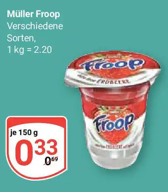 Globus Müller Froop je 150 g Angebot