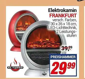 CENTERSHOP Elektrokamin Frankfurt Angebot